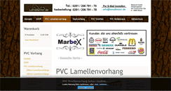 Desktop Screenshot of lamellentor.de